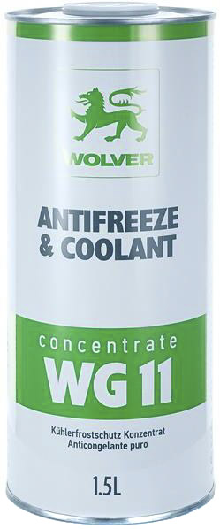 

Концентрат антифриза Wolver Antifreeze & Coolant WG11 G11 зеленый 4260360944284