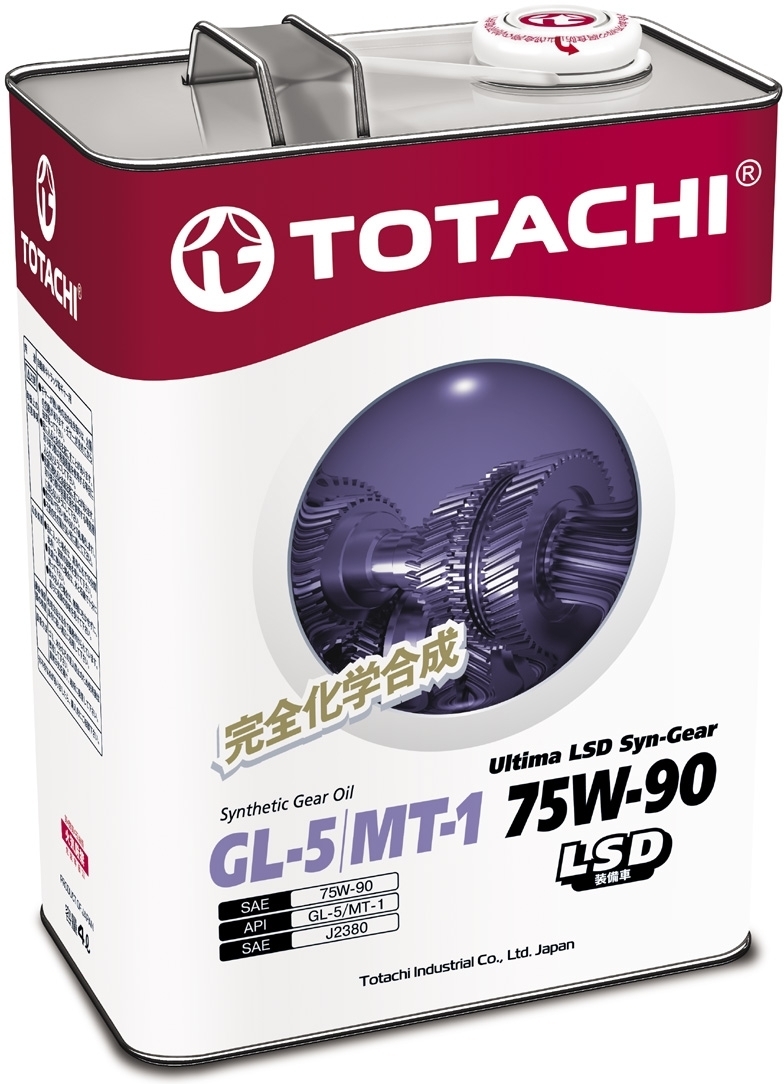 

Трансмиссионное масло Totachi Ultima LSD Syn Gear GL-5 75W-90 синтетическое 4589904931550