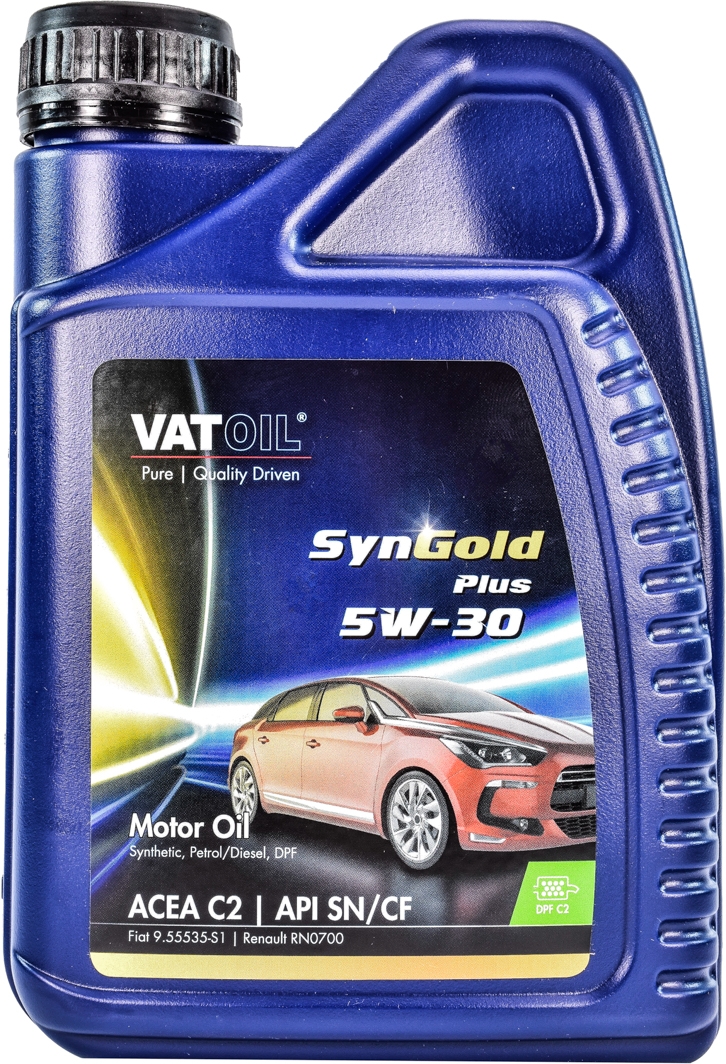 

Моторное масло Vatoil SynGold Plus 5W-30 синтетическое 50018