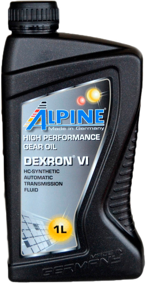 

Трансмиссионное масло Alpine ATF Dexron VI синтетическое 100691