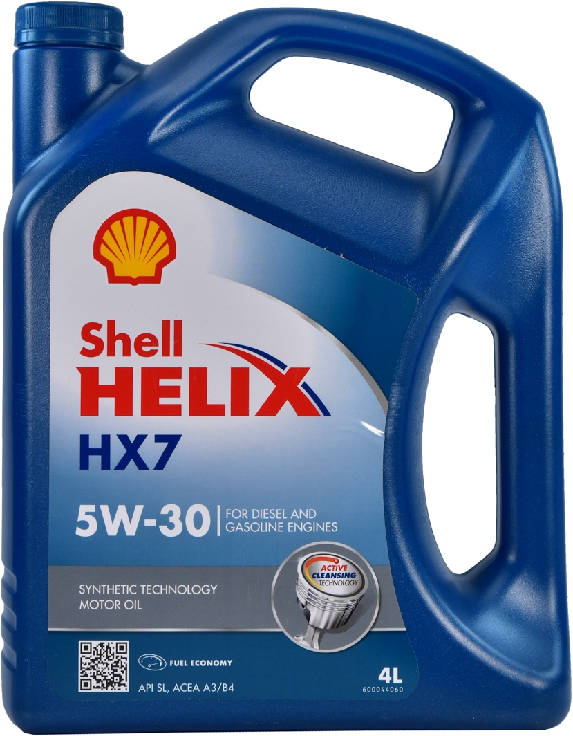 

Моторное масло Shell Helix HX7 5W-30 полусинтетическое 550040004