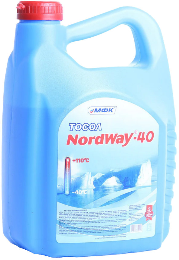 

Готовый антифриз МФК NordWay синий -40 °C 15156