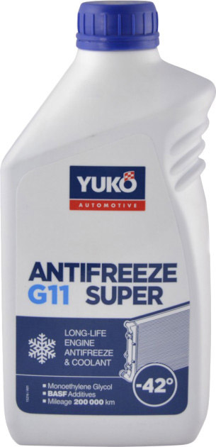 

Готовый антифриз Yuko Super G11 синий -42 °C 4820070244472