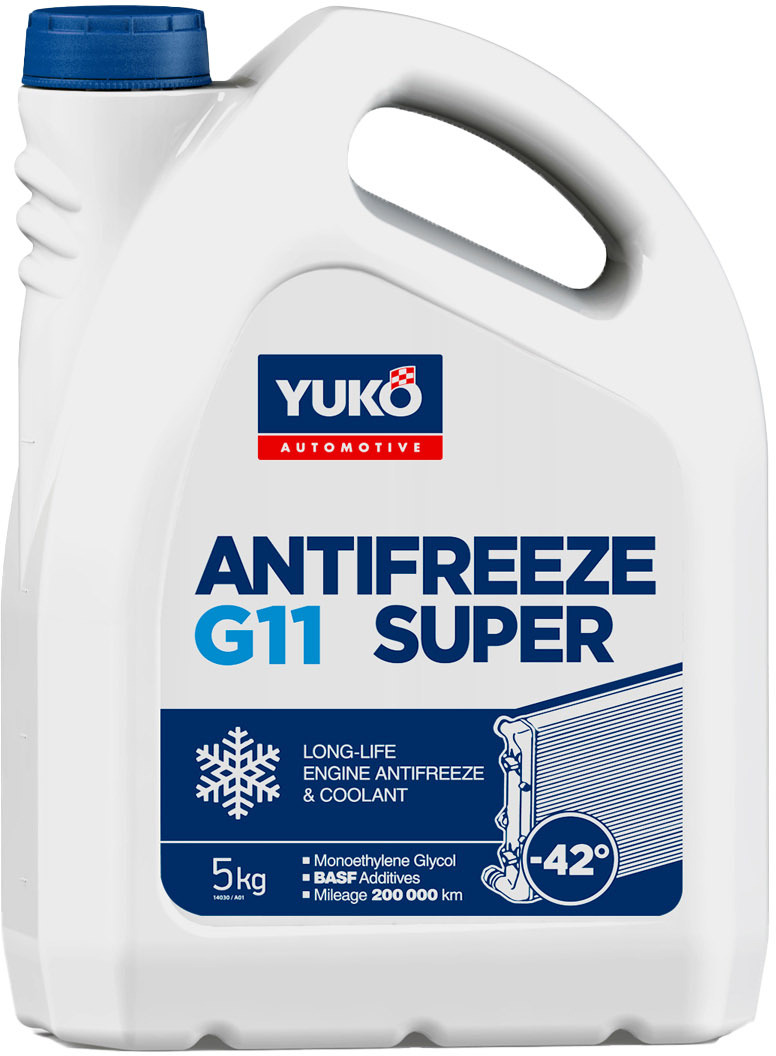 

Готовый антифриз Yuko Super G11 синий -42 °C 4820070248203