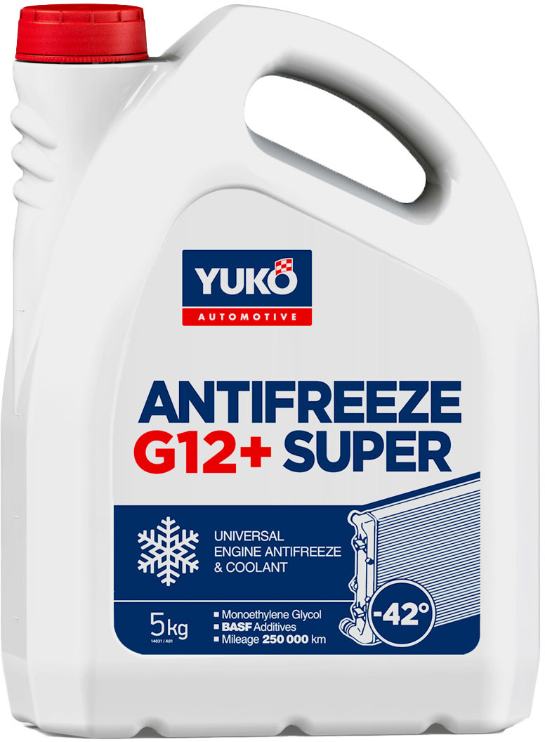 

Готовый антифриз Yuko Super G12+ красный 4820070248227