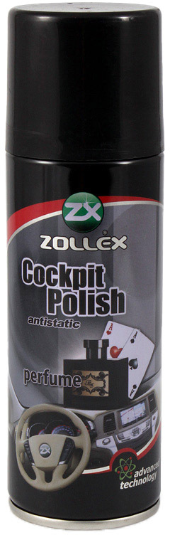 

Полироль для салона Zollex Cockpit Polish одеколон 200 мл CO200