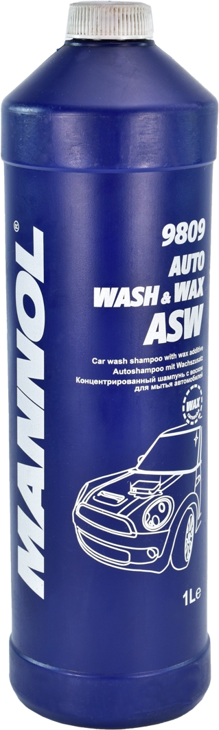 

Автошампунь-полироль концентрат Mannol 9809 Auto Wash&Wax ASW воск 145099