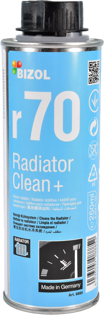 Промывка Bizol Radiator Clean+ r70 система охлаждения 8885