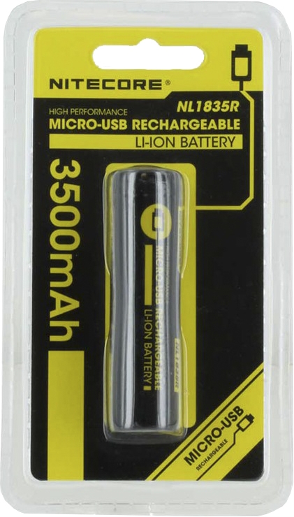 

Аккумуляторная батарейка Nitecore NL1835R 6-1234-r 3500 mAh 1 шт