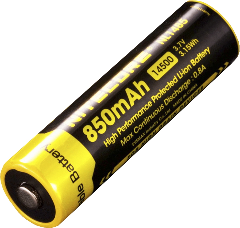 

Аккумуляторная батарейка Nitecore NL1485 6-1021_850 850 mAh 1 шт