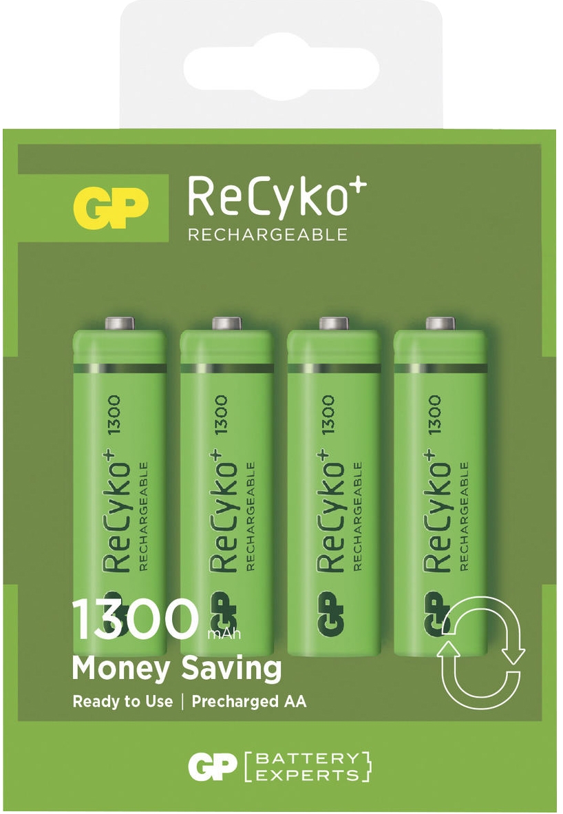 

Аккумуляторная батарейка GP ReCyko 25-1068 1300 mAh 4 шт