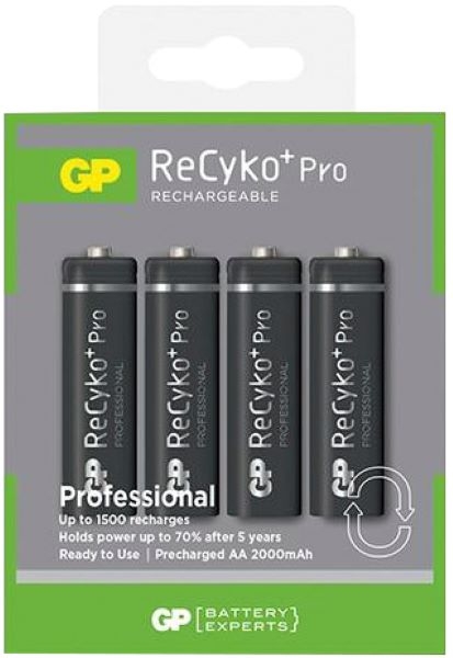 

Аккумуляторная батарейка GP ReCyko Pro 25-1070 2000 mAh 4 шт