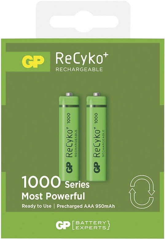 

Аккумуляторная батарейка GP ReCyko 25-1072-2 950 mAh 2 шт