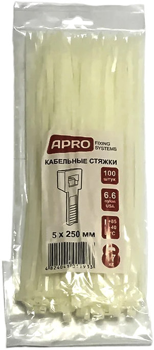 

Стяжка Apro ctw5250 0,25 м 5 мм 100 шт