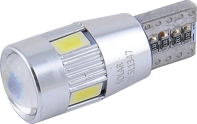 

Автолампа Solar SL1347 Premium Line T10 W2,1x9,5d 5 W белый