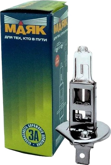 

Автолампа Маяк 52120 Standard H1 P14,5s 55 W прозрачный