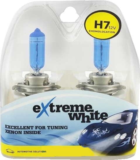 

Автолампа Bosma 8436 EXTREME WHITE H7 PX26d 55 W светло-голубая