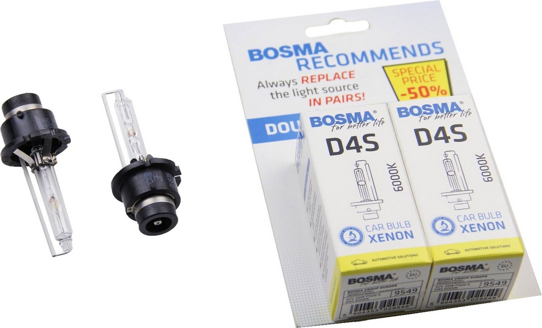 

Автолампы Bosma 9549D D4S P32d-5 35 W прозрачная