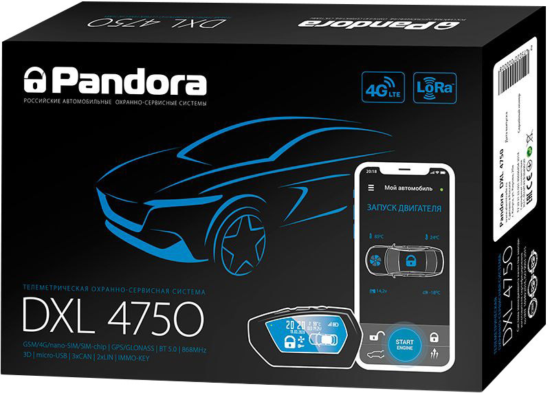 

GSM-сигнализация Pandora DXL-4750 DXL4750