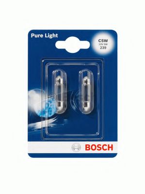 

Автолампа Bosch 1987301004 Pure Light C5W SV8,5-8 5 W прозрачный