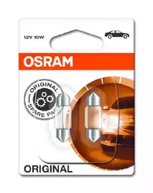 

Автолампа Osram 643802B Original C10W SV8,5-8 10 W прозрачный