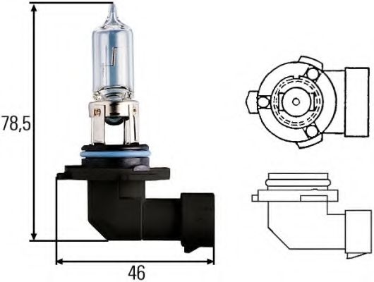 

Автолампы Behr Hella 8GH005635121 Standard HB3 P20d 60 W прозрачная