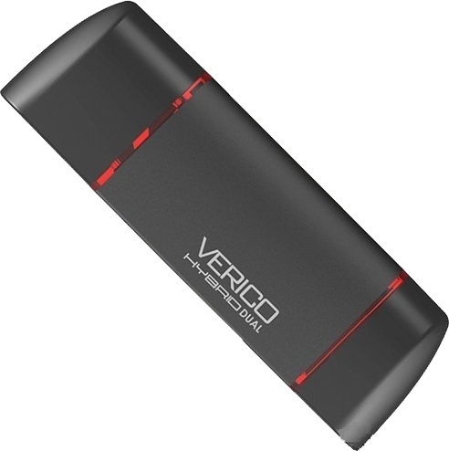 

Флешка Verico Hybrid Dual 64 ГБ 1UDOV-MKBK63-NN