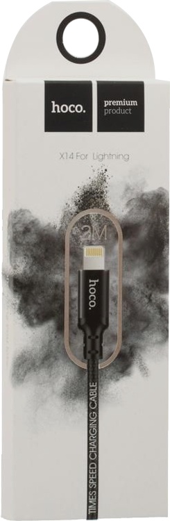 

Кабель Hoco X14 X14LIGHTNING2MBLACK USB - Apple Lightning 2 м