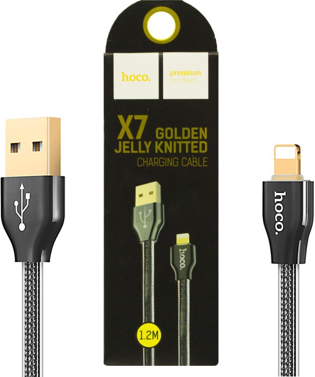 

Кабель Hoco X7 X7LIGHTNINGBLACK USB - Apple Lightning 1,2 м