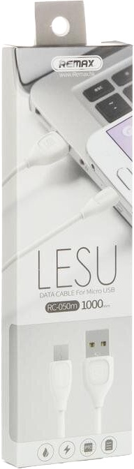 

Кабель Remax Lesu RC-050MWHITE USB - Micro USB 1 м