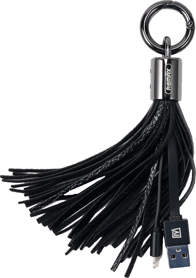 

Кабель Remax Tassels Ring RC-053IBLACK USB - Apple Lighting 0,15 м
