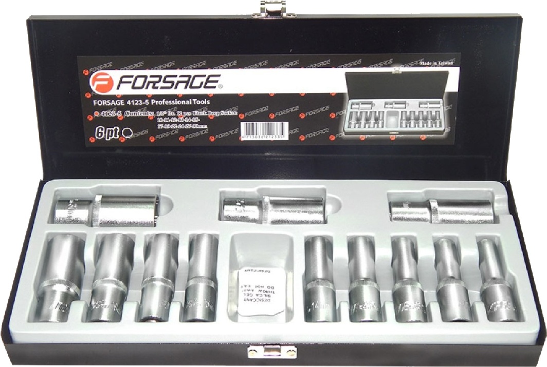 

Набор торцевых головок Forsage F-4123-5 12 шт.