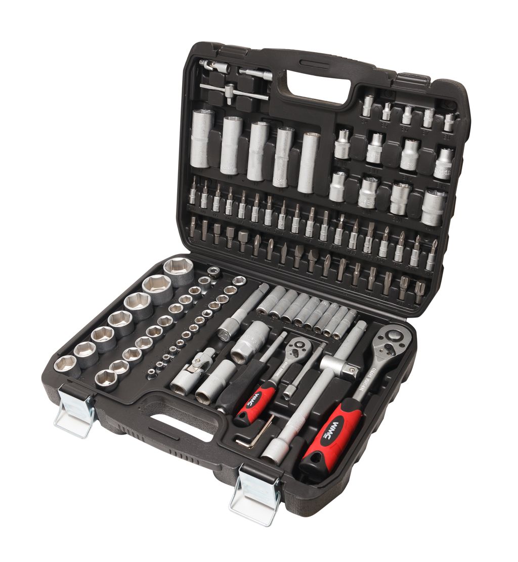 

Набор торцевых головок и комплектующих WMC Tools 41082-5 1/2", 1/4"