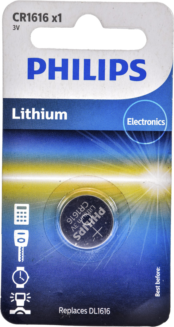 

Батарейка Philips CR1616/00B 12 CR1616 3 V 1 шт