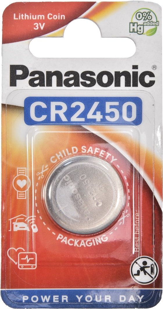 

Батарейка Panasonic Lithium Power CR-2450EL/1B CR2450 3 V 1 шт