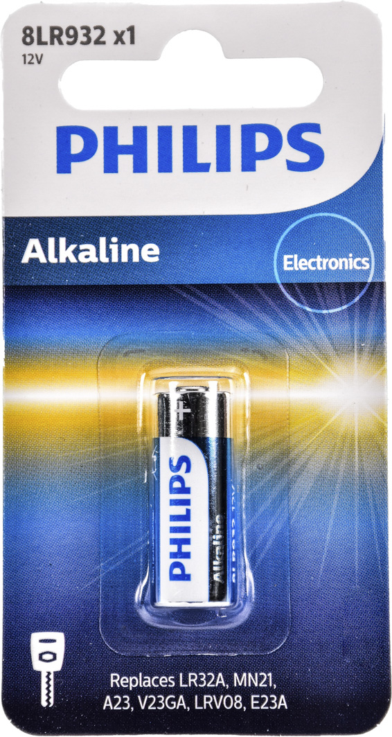 

Батарейка Philips Minicells Alkaline 8LR932/01B A23 12 V 1 шт