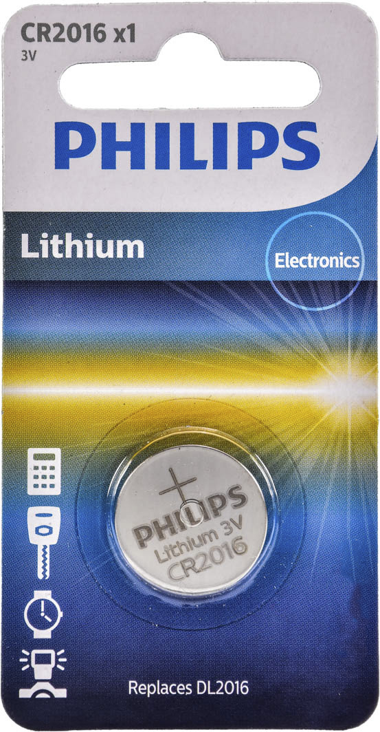 

Батарейка Philips Minicells Lithium CR2016/01B CR2016 3 V 1 шт