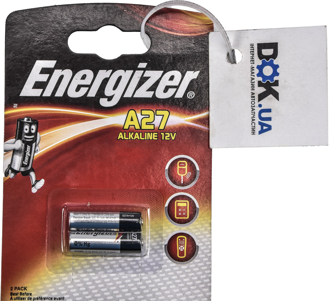 

Батарейка Energizer 257-1012 A27 12 V 2 шт