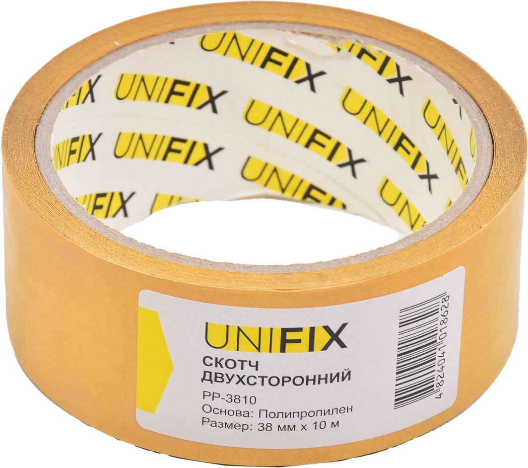 

Двухсторонний скотч UNIFIX PP-3810 полипропиленовая 38 мм Х 10 м