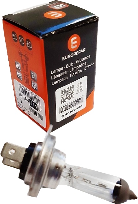 

Автолампы Eurorepar 1616431480 H7 PX26d 55 W прозрачная