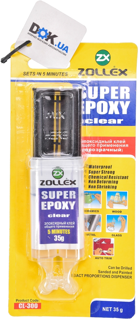 

Клей Zollex Super Epoxy Clear cl300