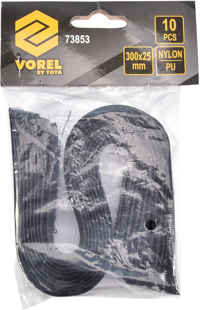 

Стяжка-липучка Vorel 73853 0,3 м 25 мм 10 шт