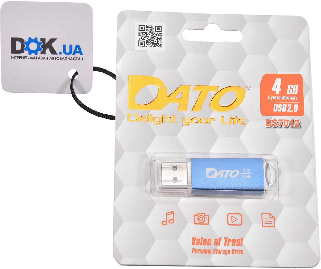 

Флешка Dato DS7012 4 ГБ DS7012BL-04G