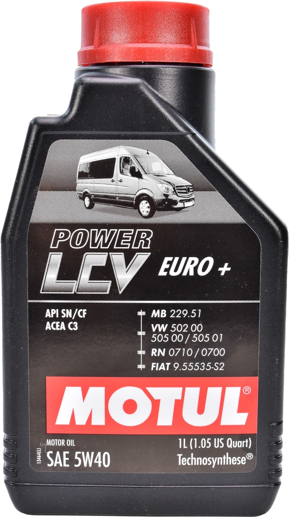 

Моторное масло Motul Power LCV Euro+ 5W-40 полусинтетическое 872111