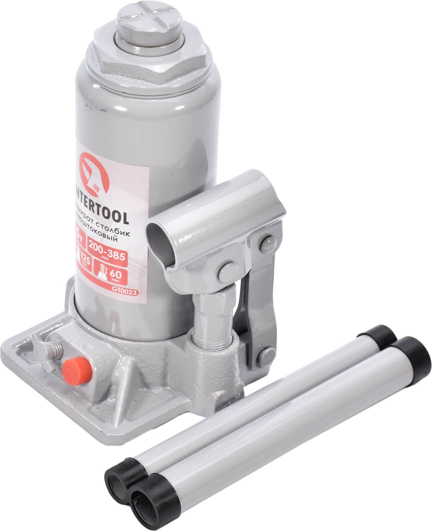 

Домкрат Intertool вертикальный (бутылочный) гидравлический 5 т GT0023
