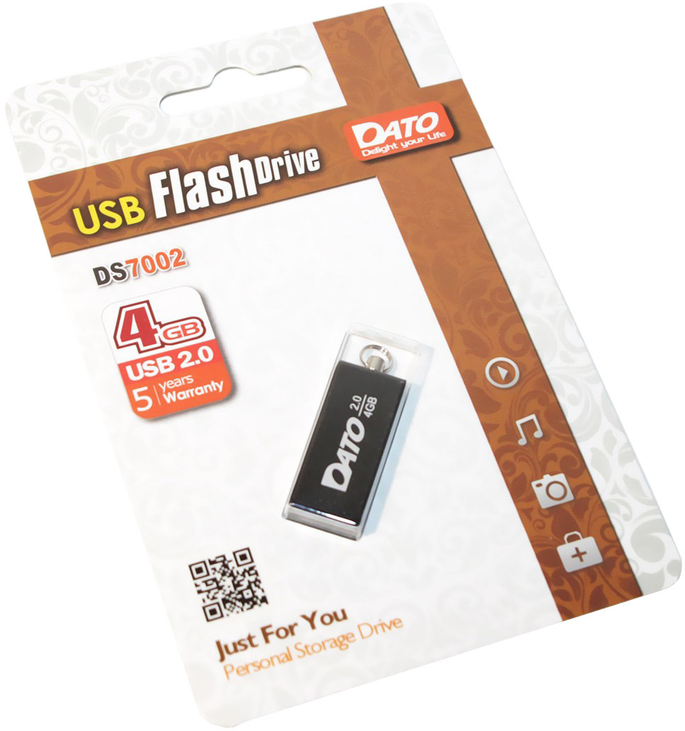 

Флешка Dato DS7002 4 ГБ DS7002B-04G