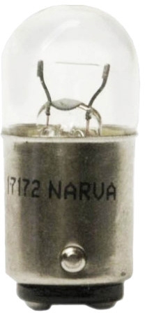 

Автолампа Narva 17172CP R5W BA15d 5 W прозрачная