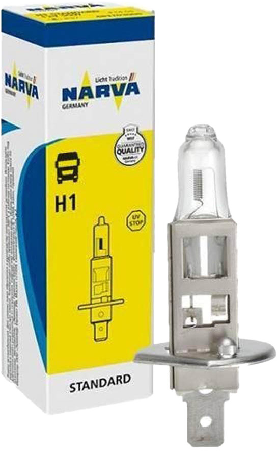 

Автолампы Narva 48702C1 Standard H1 P14,5s 70 W прозрачная