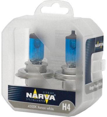 

Автолампа Narva 48680S2 Range Power White H4 P43t-38 55 W 60 W темно-голубая