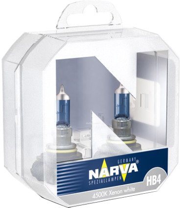 

Автолампа Narva 48626S2 Range Power White HB4 P22d 55 W светло-голубая